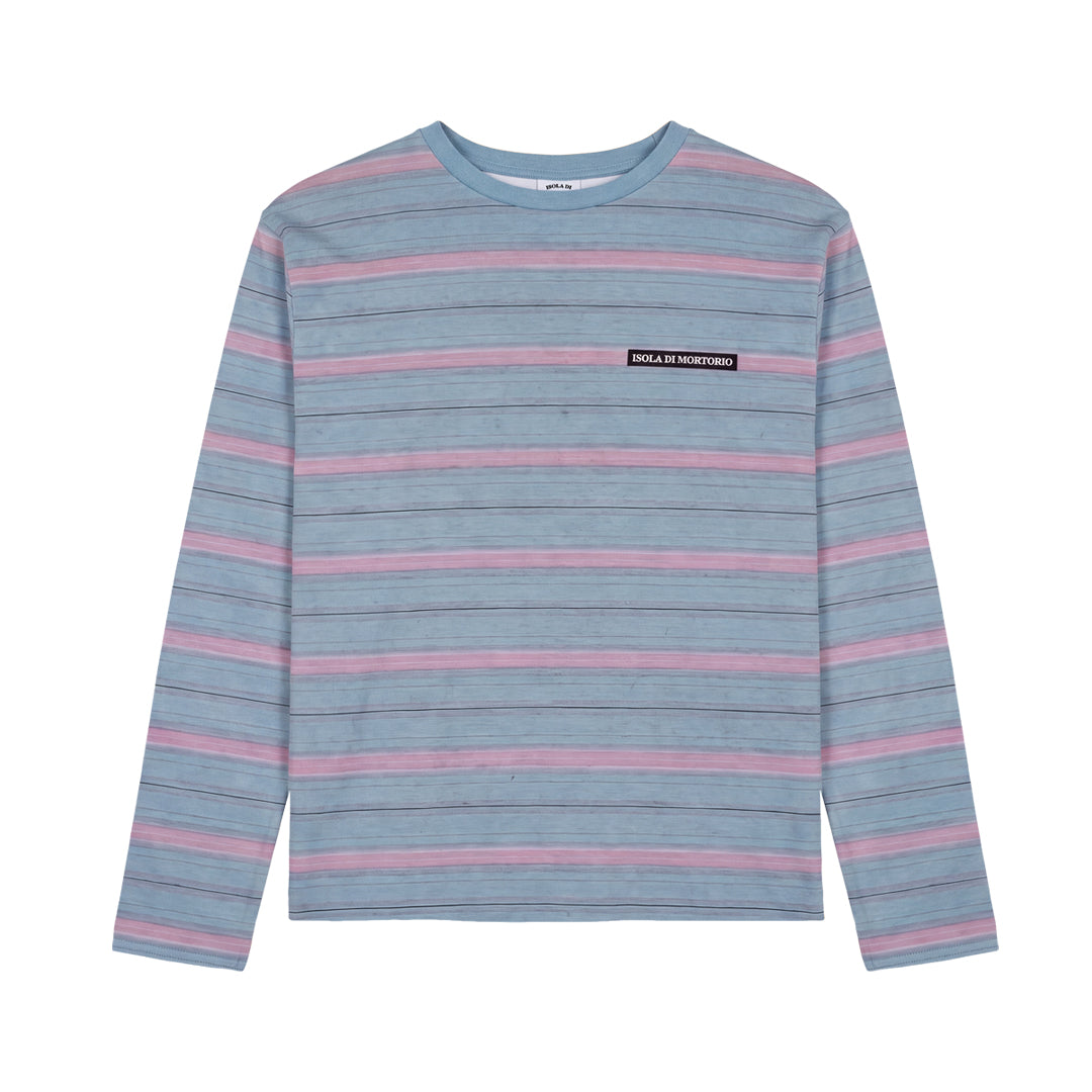 IDM Stripes Long Sleeve Blu