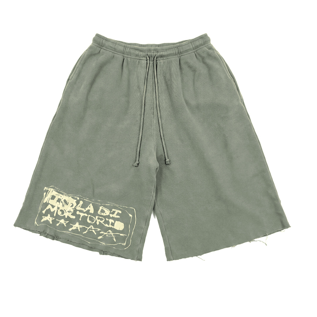 Stars Emblem Three Quarter Military Shorts