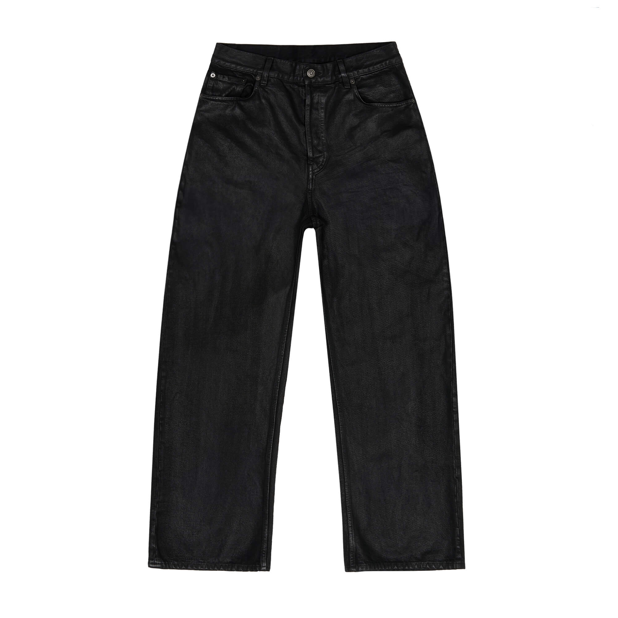 Black Waxed Denim