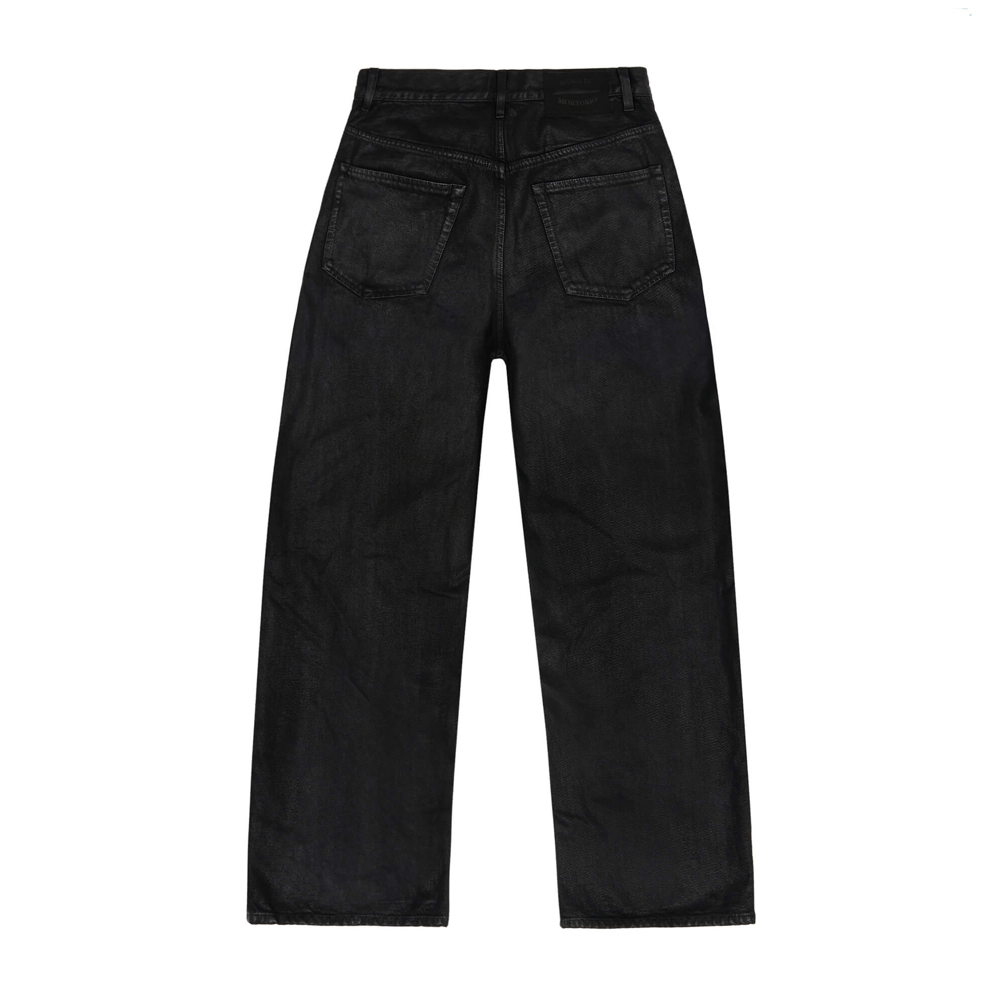 Black Waxed Denim