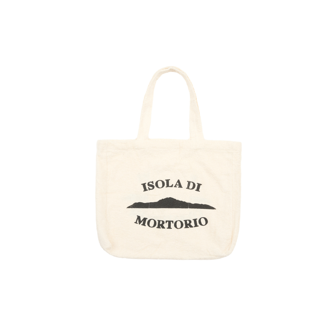Cotton Terry Bag White